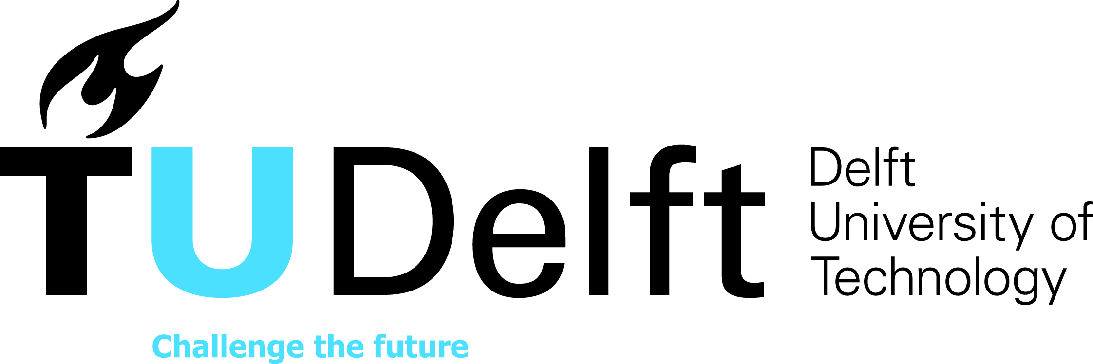 Het logo van TU-Delft